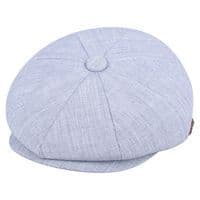 Summer Sky Blue Mlange Baker Boy Hat