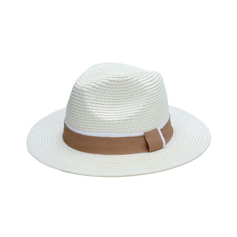 summer straw Panama beige band hat