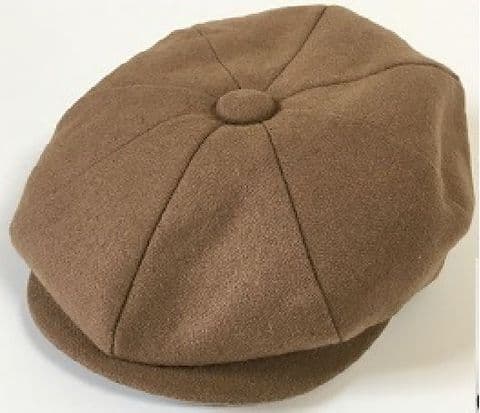 Tan baker boy Hat