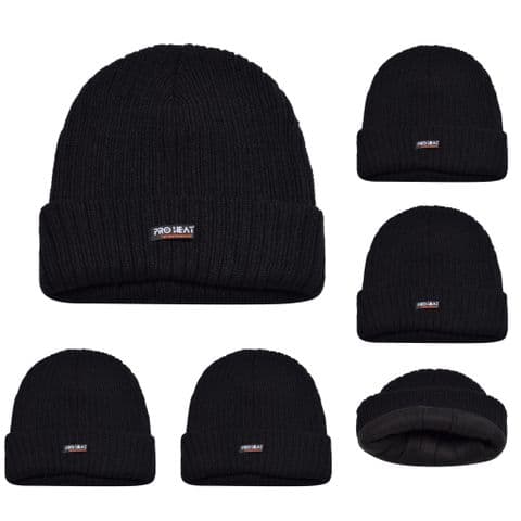 Thermal ribbed beanie Hat