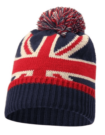 Union Jack fur insulated hat