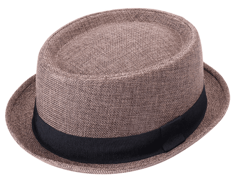 Wholesale Coffee Porkpie fashion hat