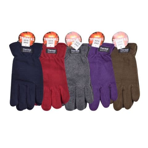 Woman fleece mix pro heat gloves bk
