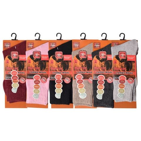 Women wool merino mix socks