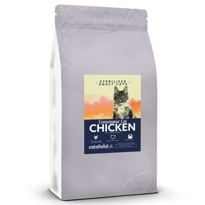 Connoisseur Cat Steril Chicken with Tuna & Salmon Dry Food
