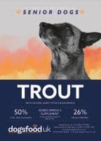 Grain Free Dog Food Senior Trout with Salmon Sweet Potato & Asparagus Recipe