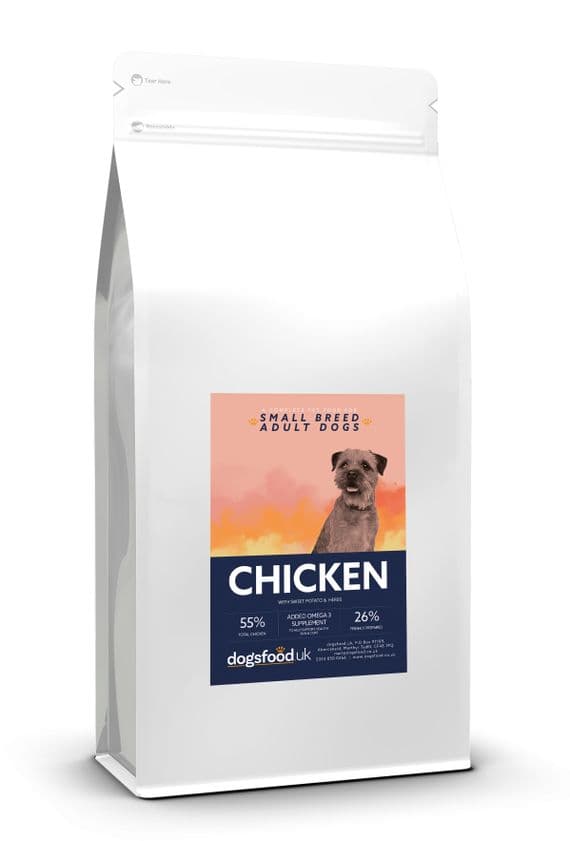 Grain Free Small Breed Adult Chicken with Sweet Potato & Herbs Recipe