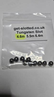 4.6mm   Standard Slott Gunmetal or  Silver