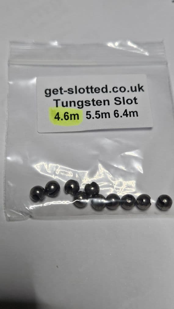 4.6mm   Standard Slott Gunmetal or  Silver
