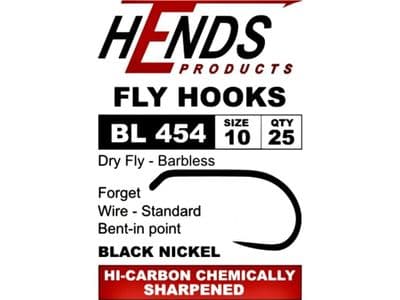 Hends BL454 Barbless Dry  Hook