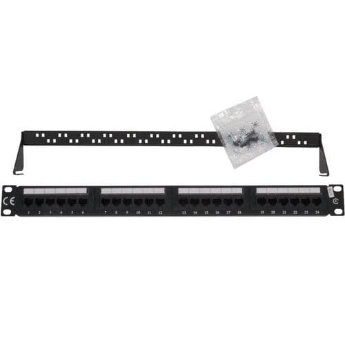 ACE 19" 1U UTP CAT6 24-Port Patch Panel