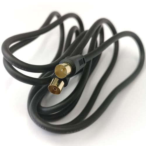 ACE 2m Male/Female Black Flylead