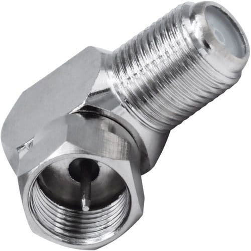 ACE F-Type Male Right Angled to F-Type Female Adaptor