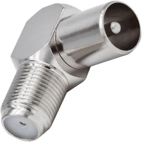 ACE IEC Male Right Angled to F-Type Female