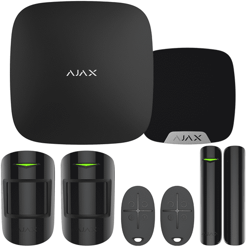 Ajax Hub 2 Kit with MotionProtect and Key Fobs