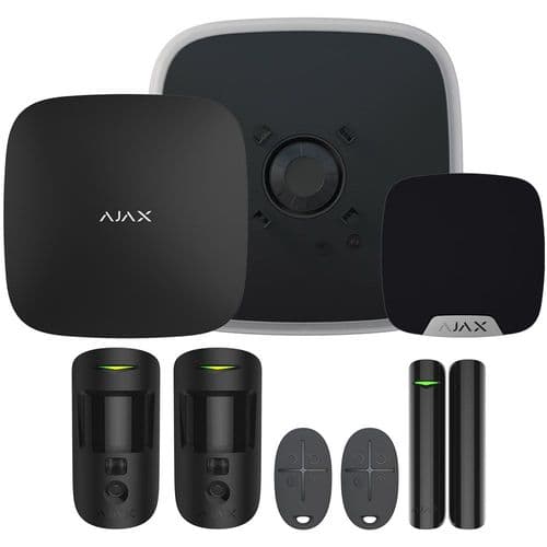 Ajax Hub 2 Plus Cam Kit with MotionCam, Key Fobs and StreetSiren DD