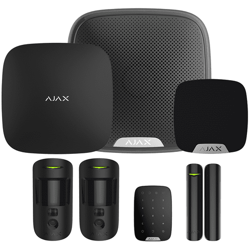 Ajax Hub 2 Plus Cam Kit with MotionCam, KeyPad and StreetSiren