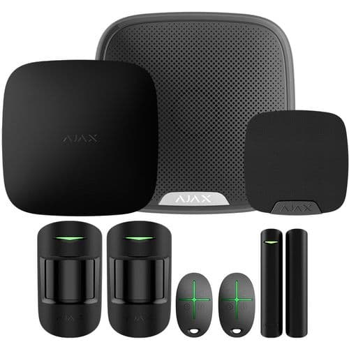 Ajax Kit 6 Hub (4G) with MotionProtect U, Key Fobs and StreetSiren