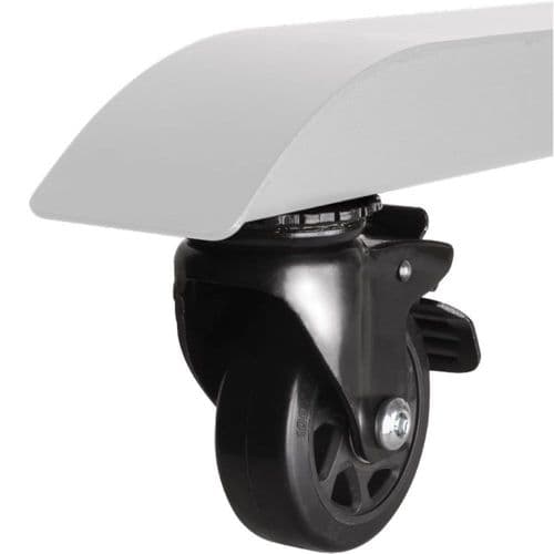 B-Tech System X 4" Non-Marking Braked Castors