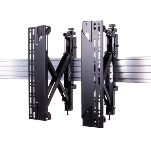 B-Tech System X VESA 400 Universal Pop-Out Interface Arms with Micro-Adjustment (Pair)