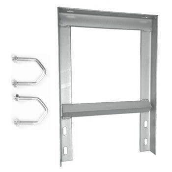 Blake 12 x 18 Inch Galvanised Wall Bracket inc V Bolts