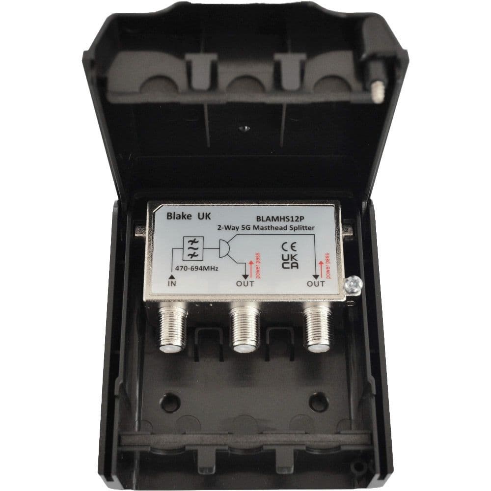 Blake 2-Way Triple Filtered External Masthead Splitter / Combiner