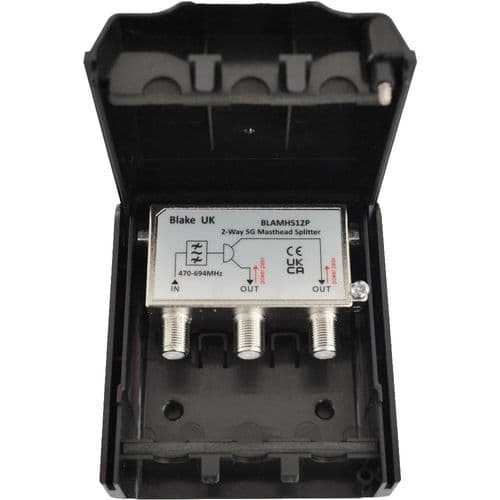 Blake 2-Way Triple Filtered External Masthead Splitter / Combiner