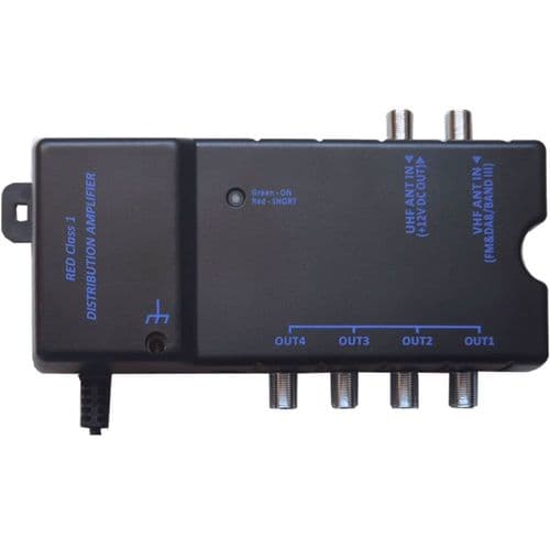 Blake 4-Way TV/FM/DAB Compact Distribution Amplifier