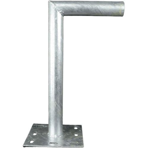 Blake Cranked Elbow Mount 17in, 2in Tube with 7in Base