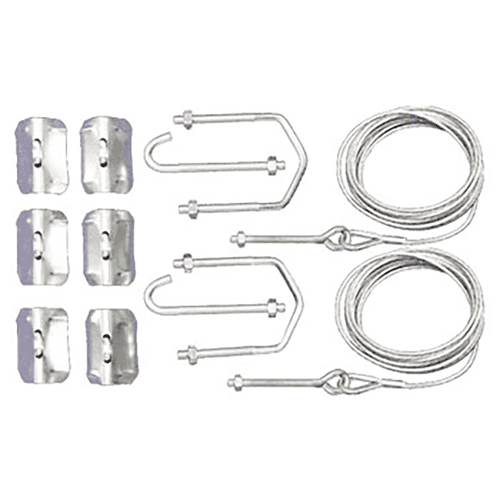 Blake Poly Kit with 1 7/8in Bolts and Ferruled Lashing for 1 to 1.5in Masts