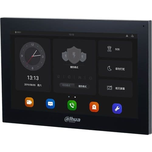 Dahua 10" Android IP & Wi-Fi Indoor Monitor Black (Trade Only)