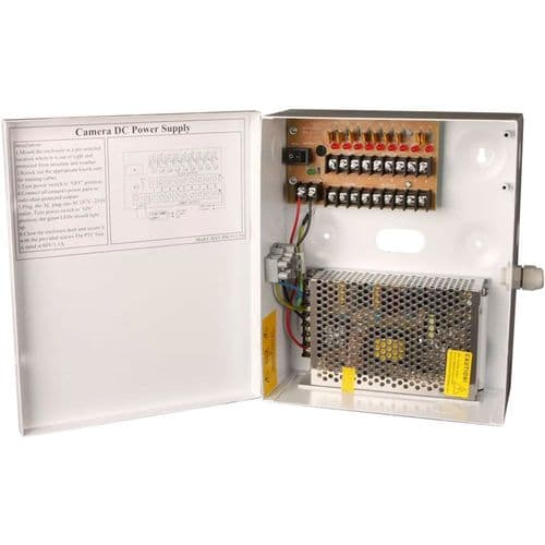 Dahua 12V 20 Amp 16 Output Boxed Power Supply Unit (Trade Only)