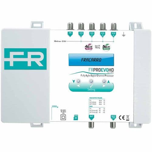 Fracarro 5 Input High Selectivity Filtering Headend (287434)