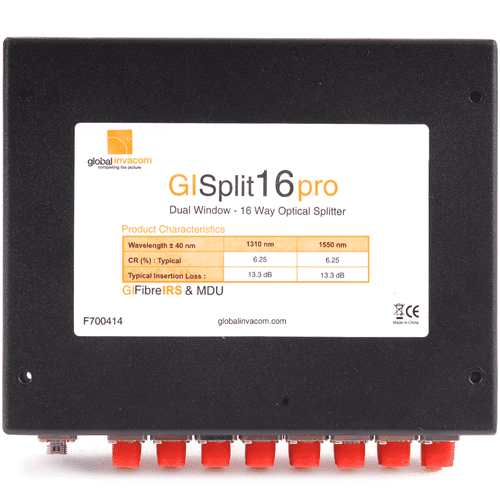Global Invacom FibreIRS® 16 Way Optical Box Splitter