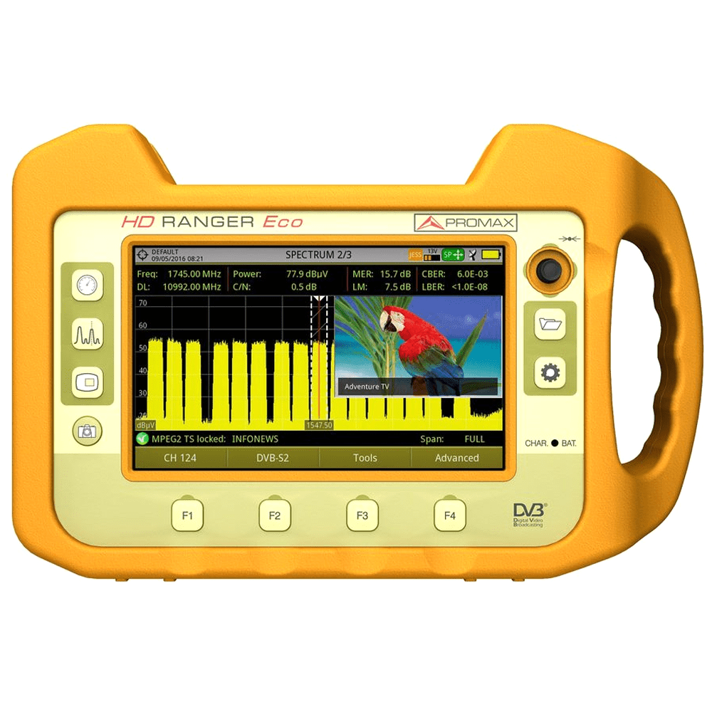 Promax Hd Ranger Plus Promax HD Ranger Eco Field Strength Meter and Spectrum Analyser