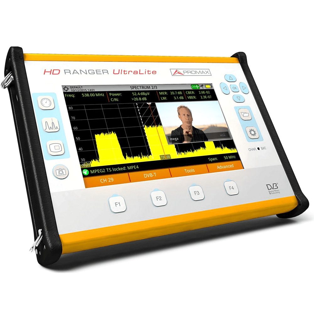 Promax HD Ranger UltraLite Tablet-Sized Field Strength Meter and ...