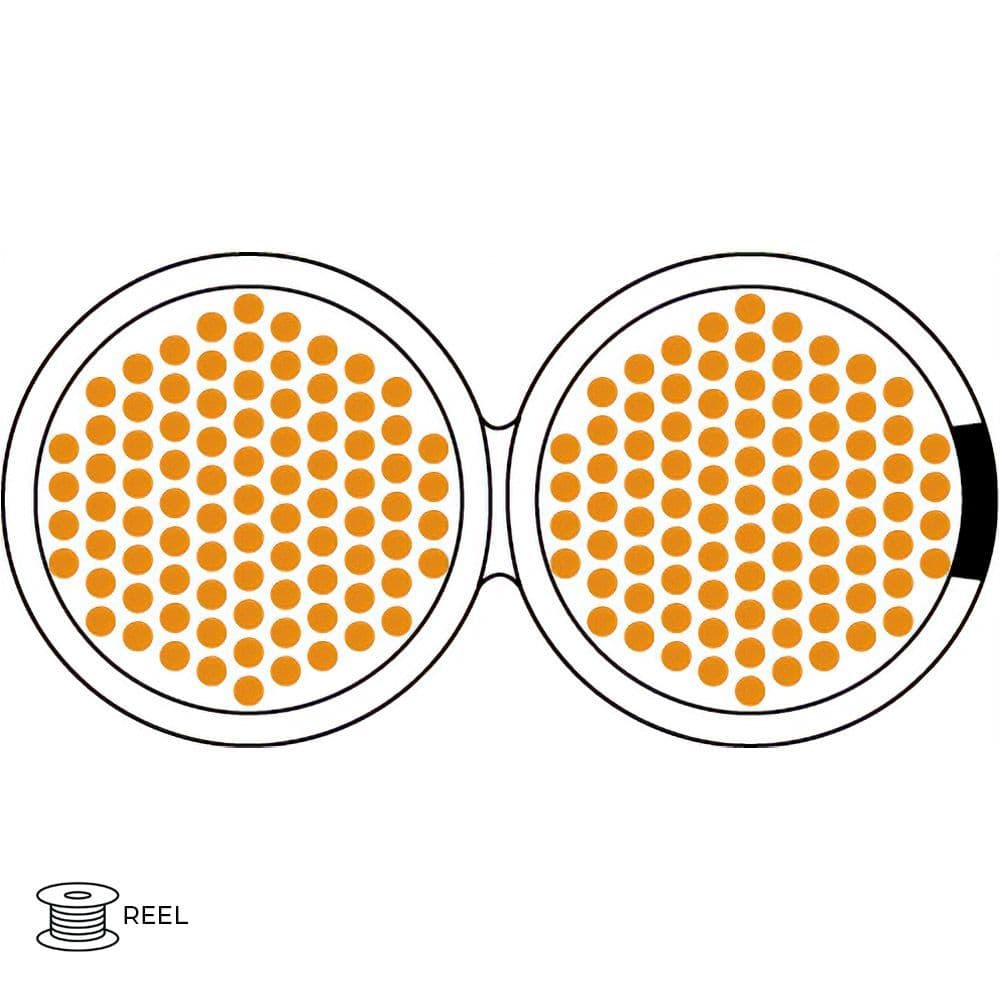 Quality Connectivity 2 Core 1.50mm2 Speaker Flex Cable PVC White with Black Stripe (100m Reel)