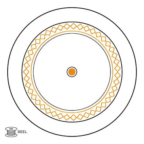 Quality Connectivity 75 Ohm b/u 1x0.58 CCTV Coaxial Cable LSF White (100m Reel)