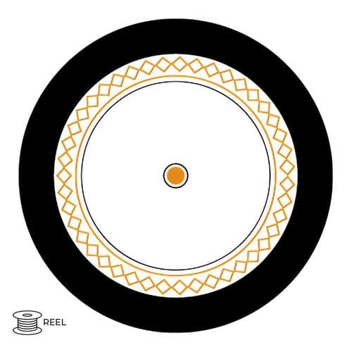 Quality Connectivity 75 Ohm c/u 1x0.58 CCTV Coaxial Cable LSZH Black (100m Reel)
