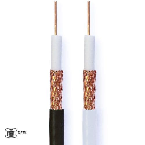 Quality Connectivity Class A+ 1.00mm 75 Satellite Coax LSF Cable