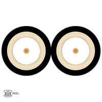 Quality Connectivity Class A+ 1.00mm 75 Twinsat Satellite Coax PVC / LSF Cable