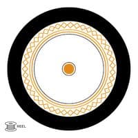 Quality Connectivity Class E 1.00mm 75 Satellite Coax LSZH Cable Black