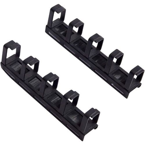Qube 6U Vertical Wall Box Cable Management (1 Pair)