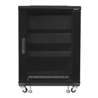 Sanus 34in Tall AV Rack 15U Component Rack for Home Theater Equipment