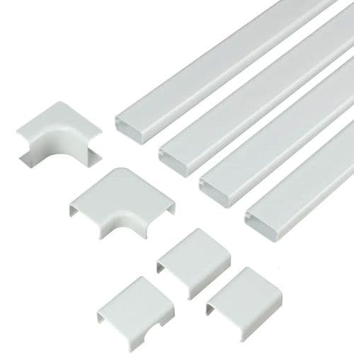 Sanus On-Wall Cable Concealer High Capacity Cord Cover Kit for Mounted TVs