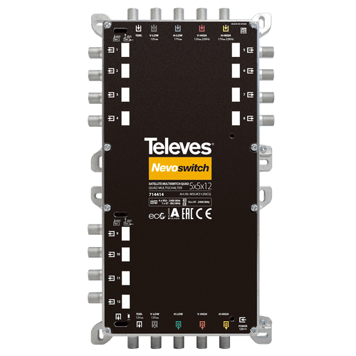 Televes 12 Output 5 Wire Nevo Multiswitch