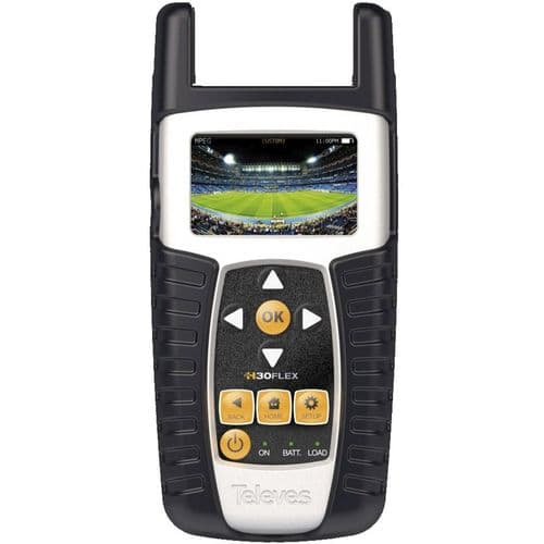 Televes H30Flex DVB-S/S2 + DVB-T/T2 Spectrum Analyser with Carrying Case (593312)