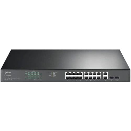 TP-Link 18-Port Gigabit Rackmount PoE Switch with 16 PoE+
