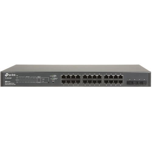 TP-Link JetStream 28-Port Gigabit Smart Switch with 24-Port PoE+