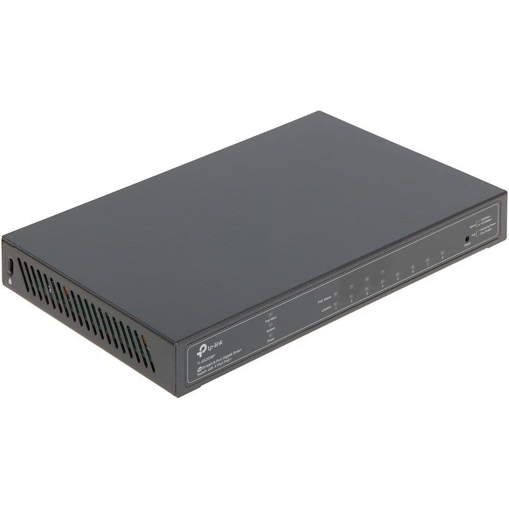 TP-Link JetStream 8-Port Gigabit Smart Switch with 4-Port PoE